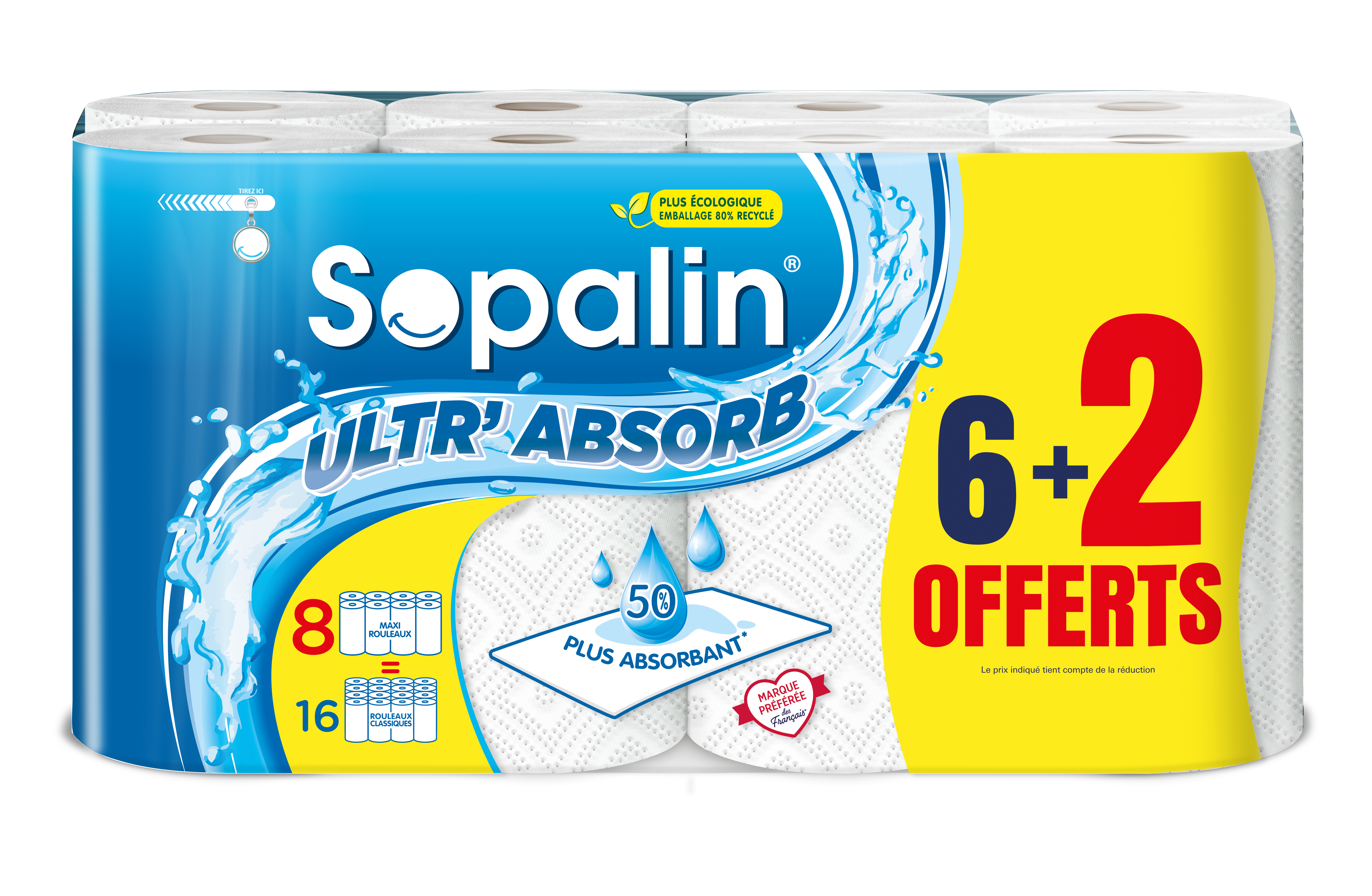 Promo ESSUIE TOUT SOPALIN ULTR'ABSORB chez E.Leclerc