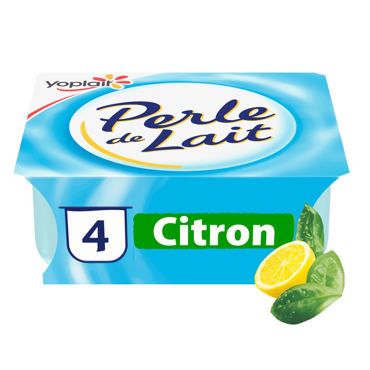 PERLE DE LAIT Yaourt aromatisé au citron 4x125g