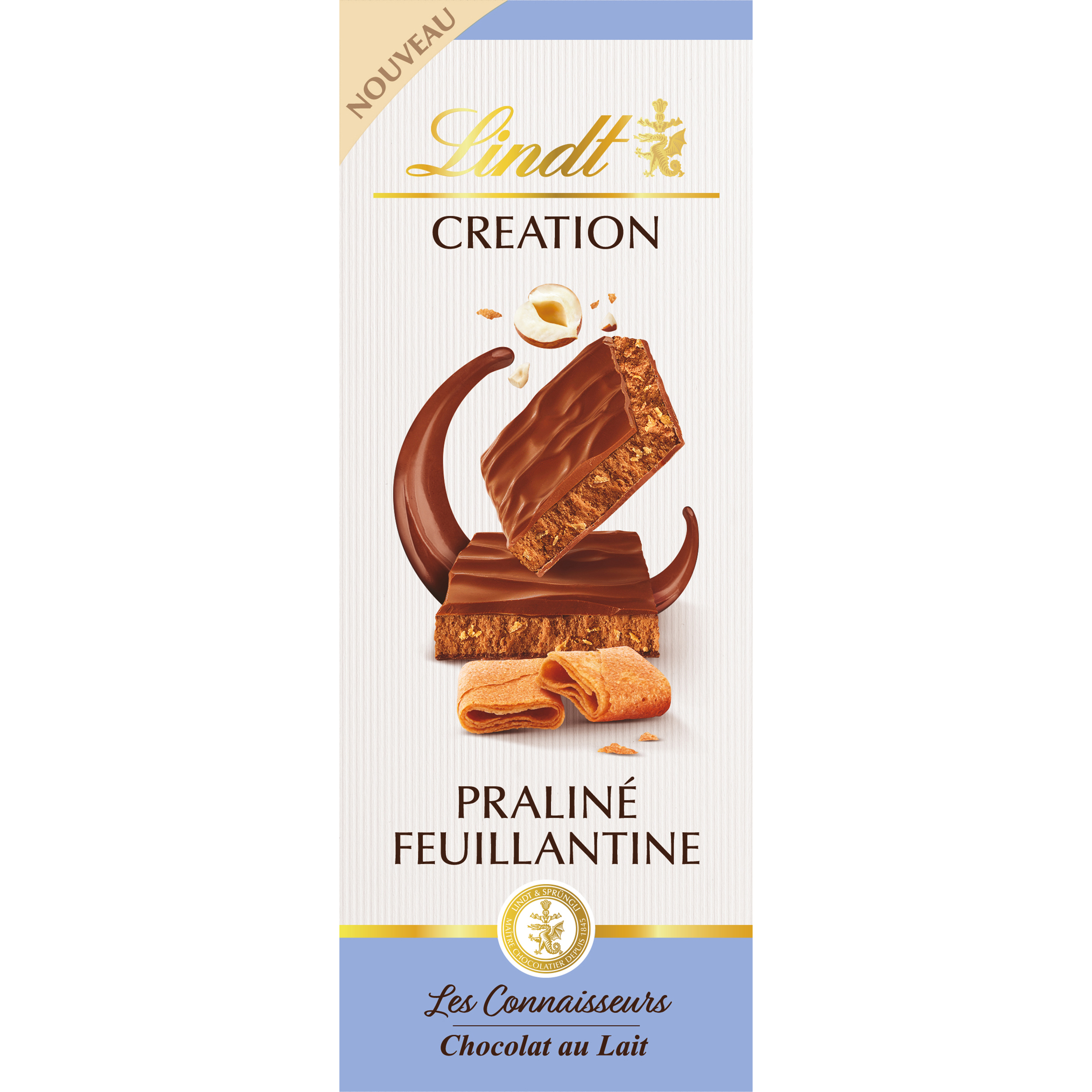 Livraison à domicile Lindt Chocolat Lindt Création Caramel, 150g