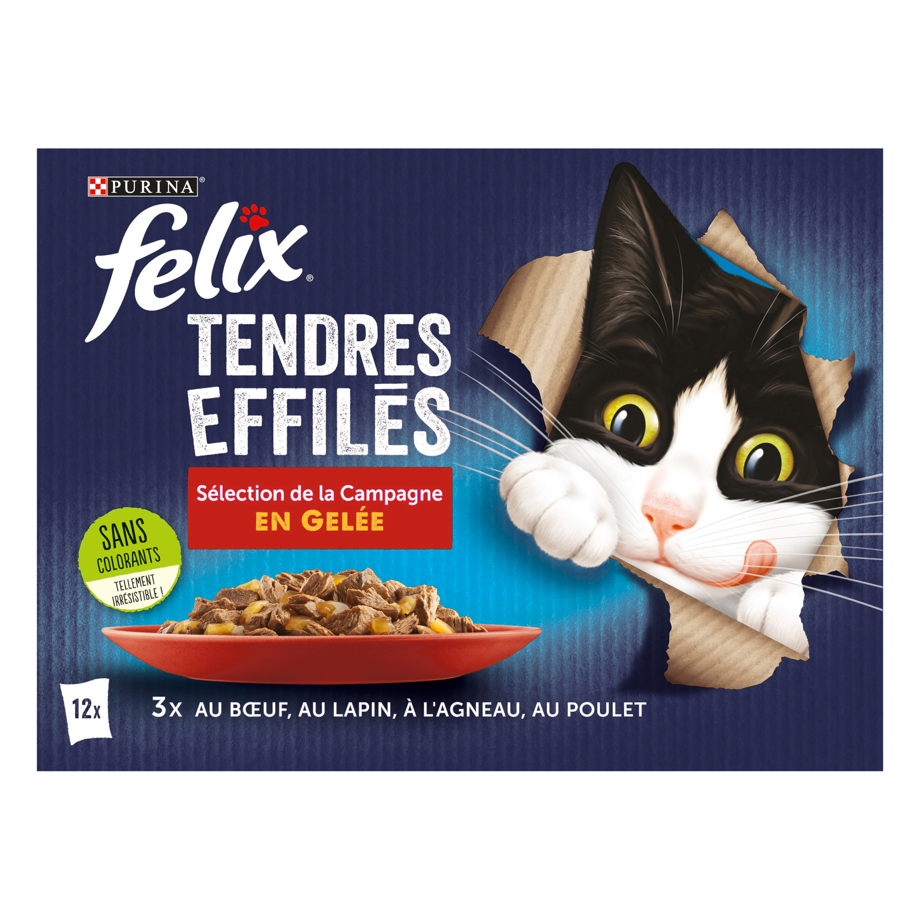 Felix Nourriture pour chat Original Sélection Mixte en gelée