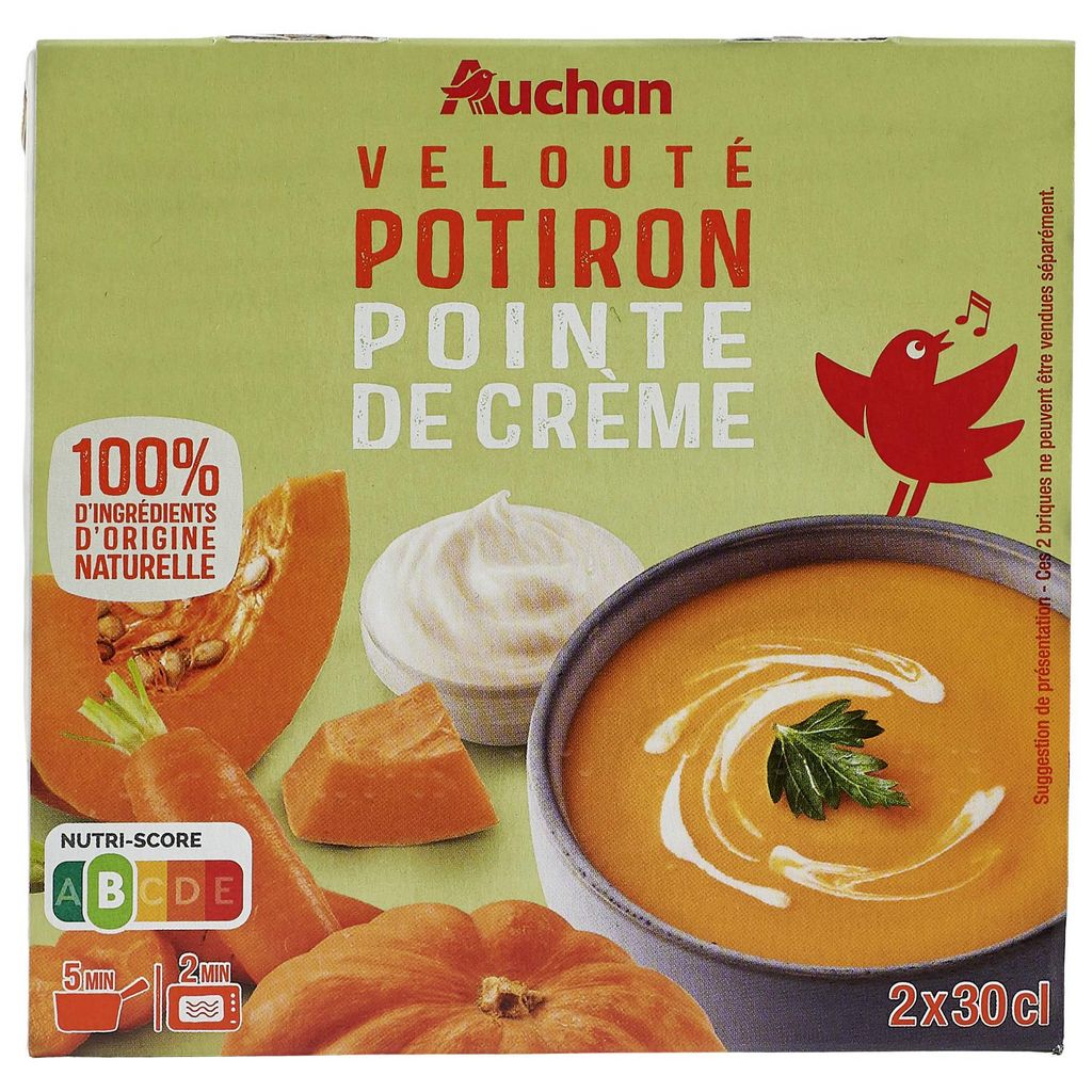 Soupe velouté de tomates PurSoup' LIEBIG : la brique de 1L à Prix Carrefour