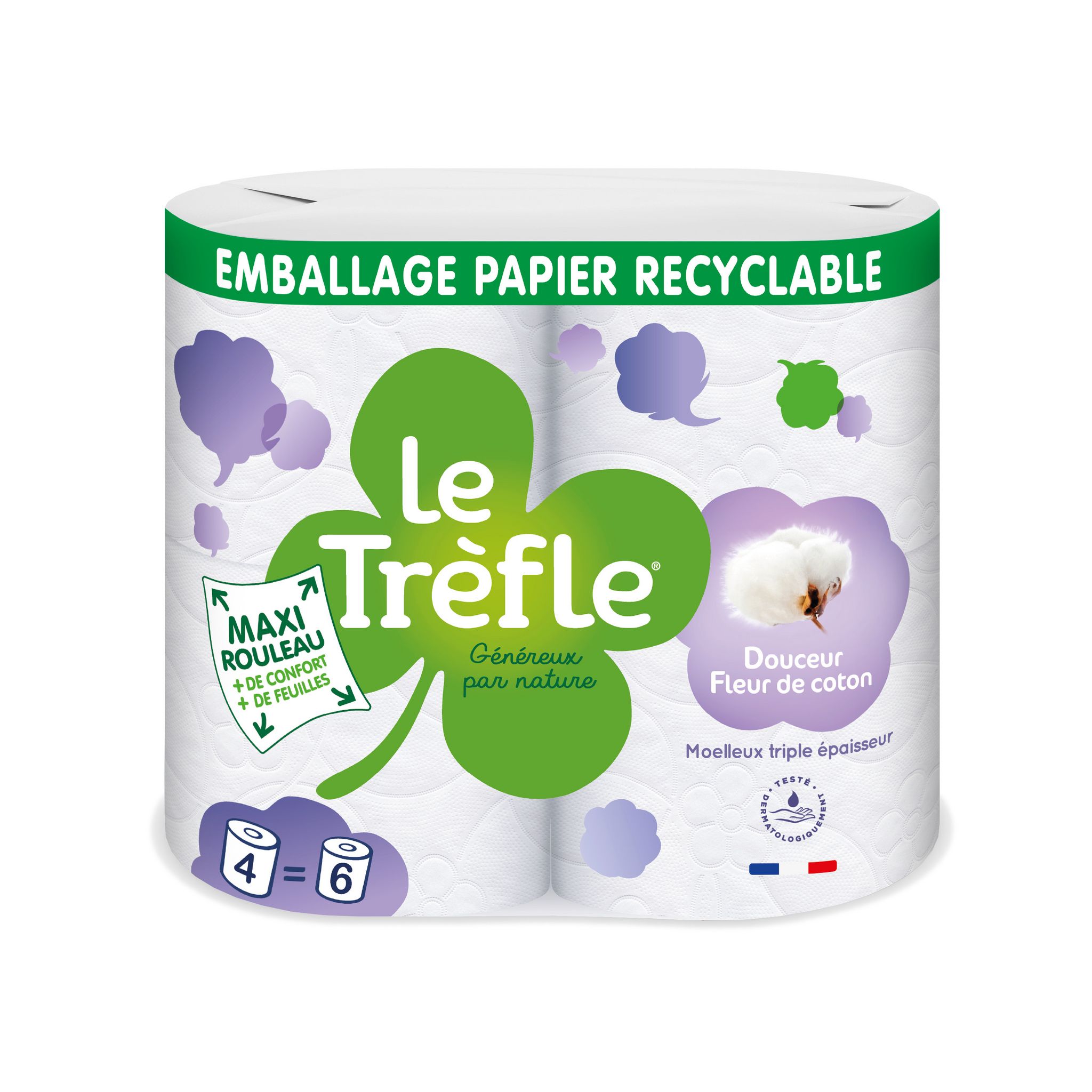 Papier toilette double épaisseur Renova Green maxi