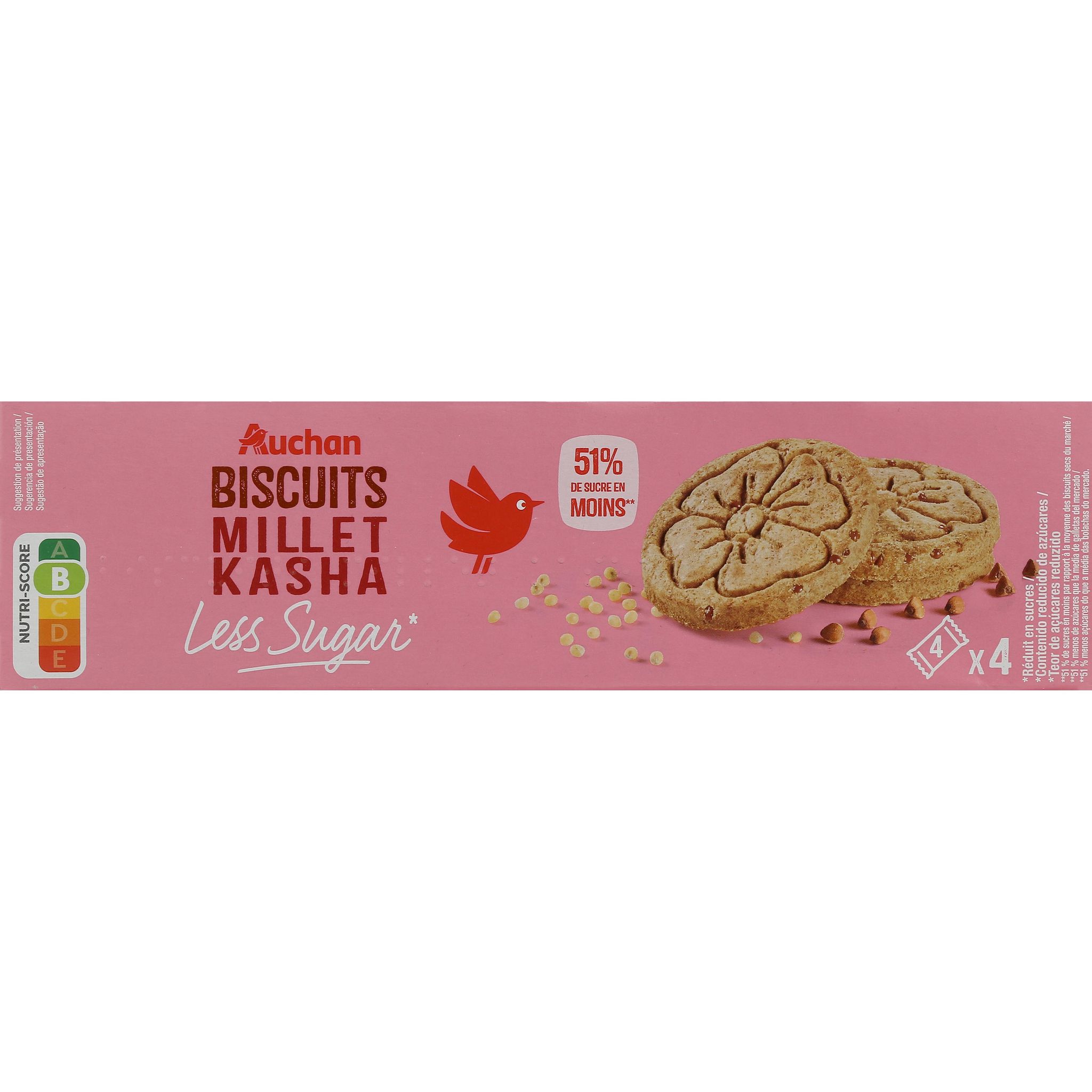 Biscuit fourré Pomme Cassis, gamme Sans Sucres / Sans Sucres Ajoutés