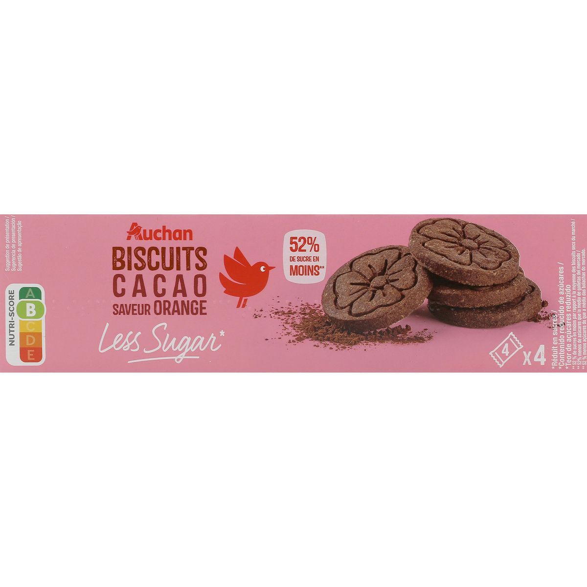 GERBLE Biscuits lait chocolat sachets fraîcheur 4x5 biscuits 230g pas cher  