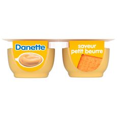 DANETTE Crème dessert Astérix saveur petit beurre 4x125g