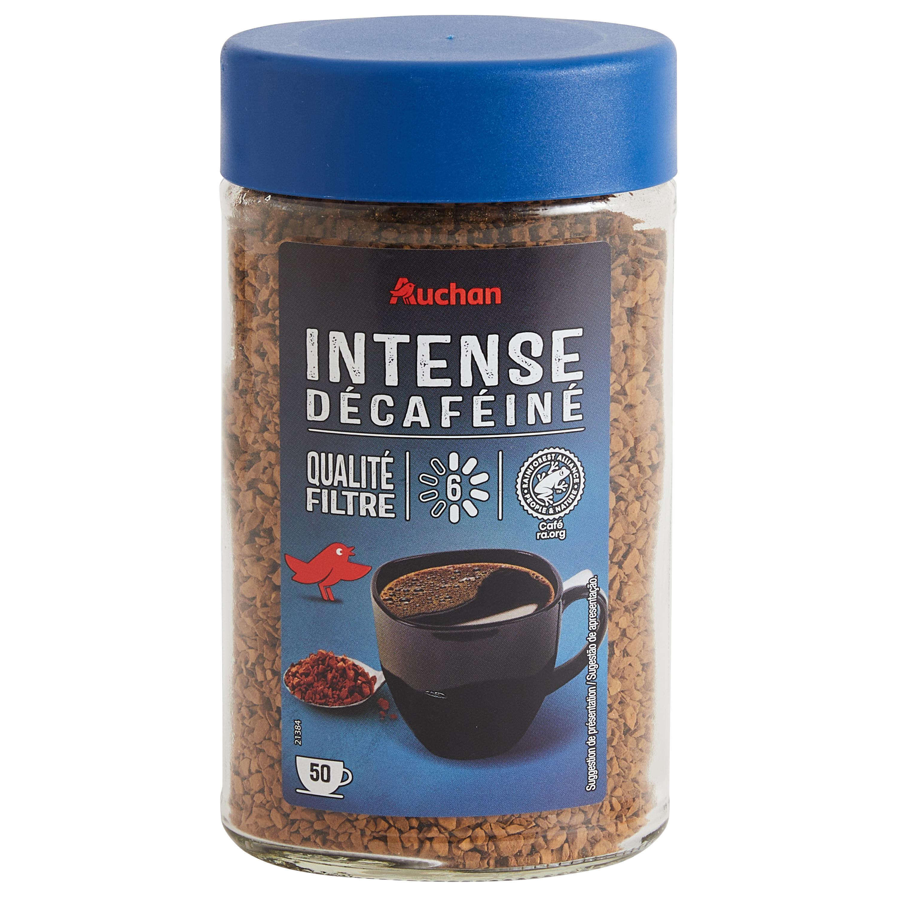 AUCHAN Café soluble classico intensité 8 200g pas cher 