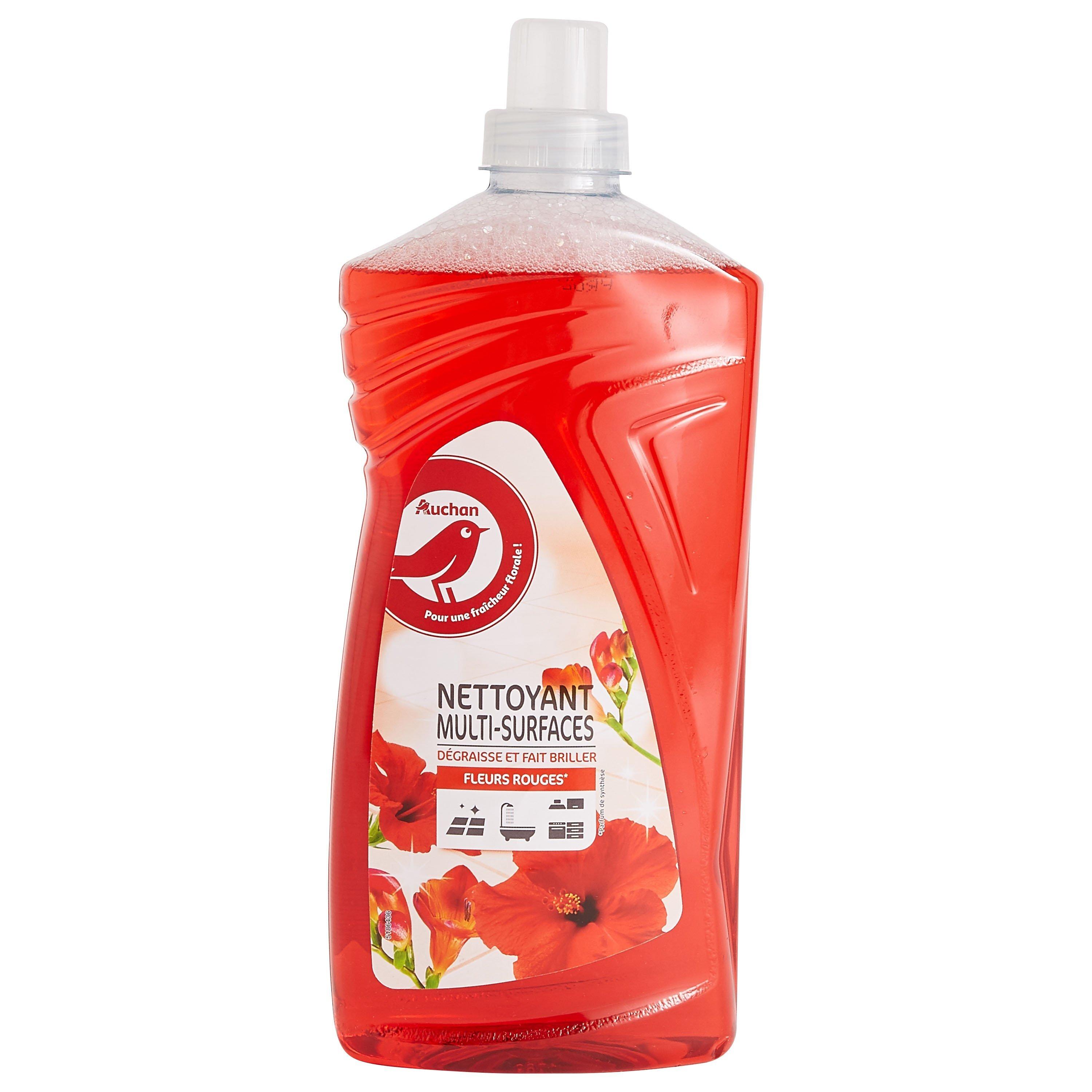 AUCHAN Nettoyant ménager multi surfaces fleurs de printemps 1,25l pas cher  