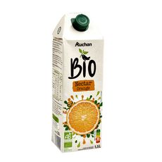 AUCHAN BIO Nectar d'orange 1.5l