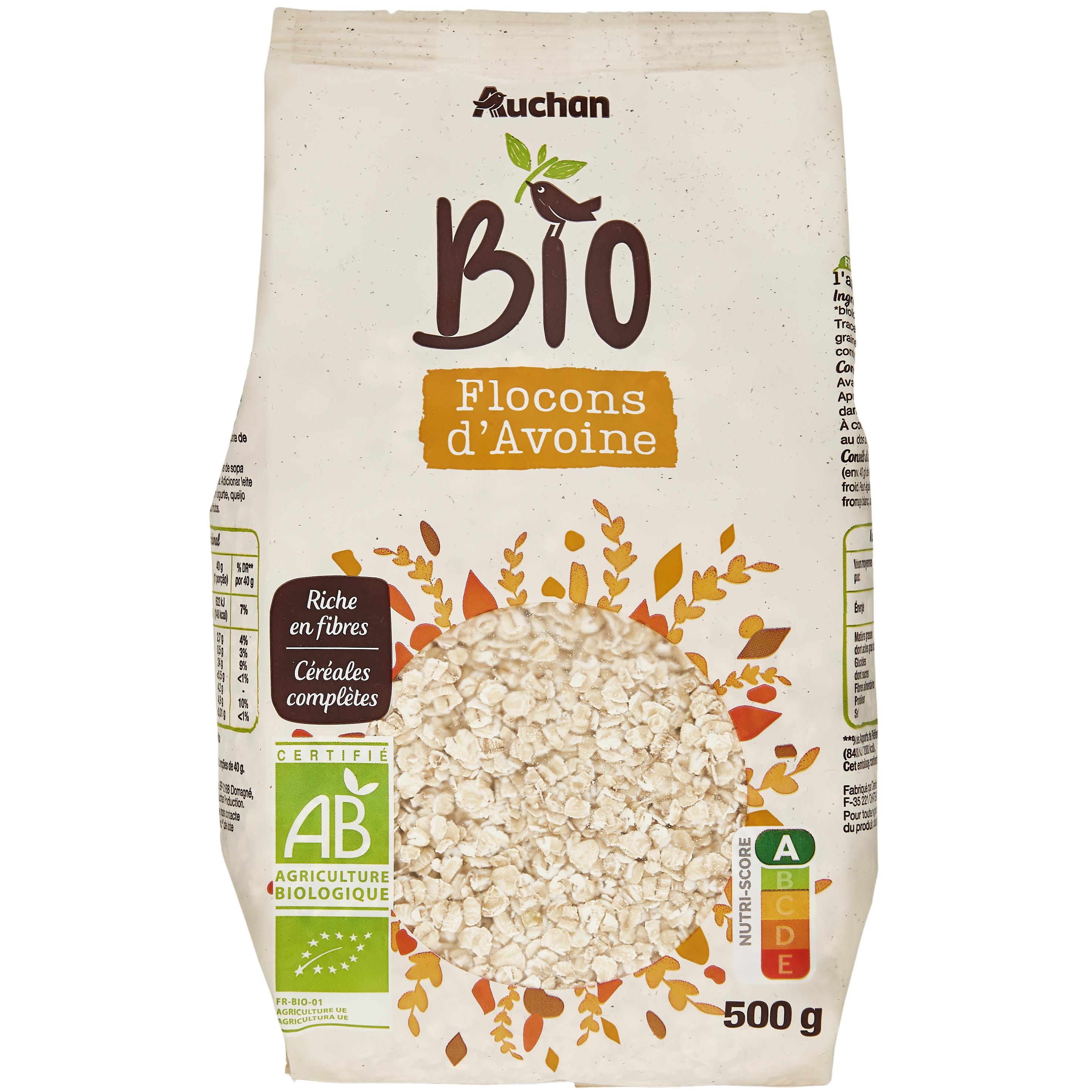 Flocons d'avoine - U bio - 500 g