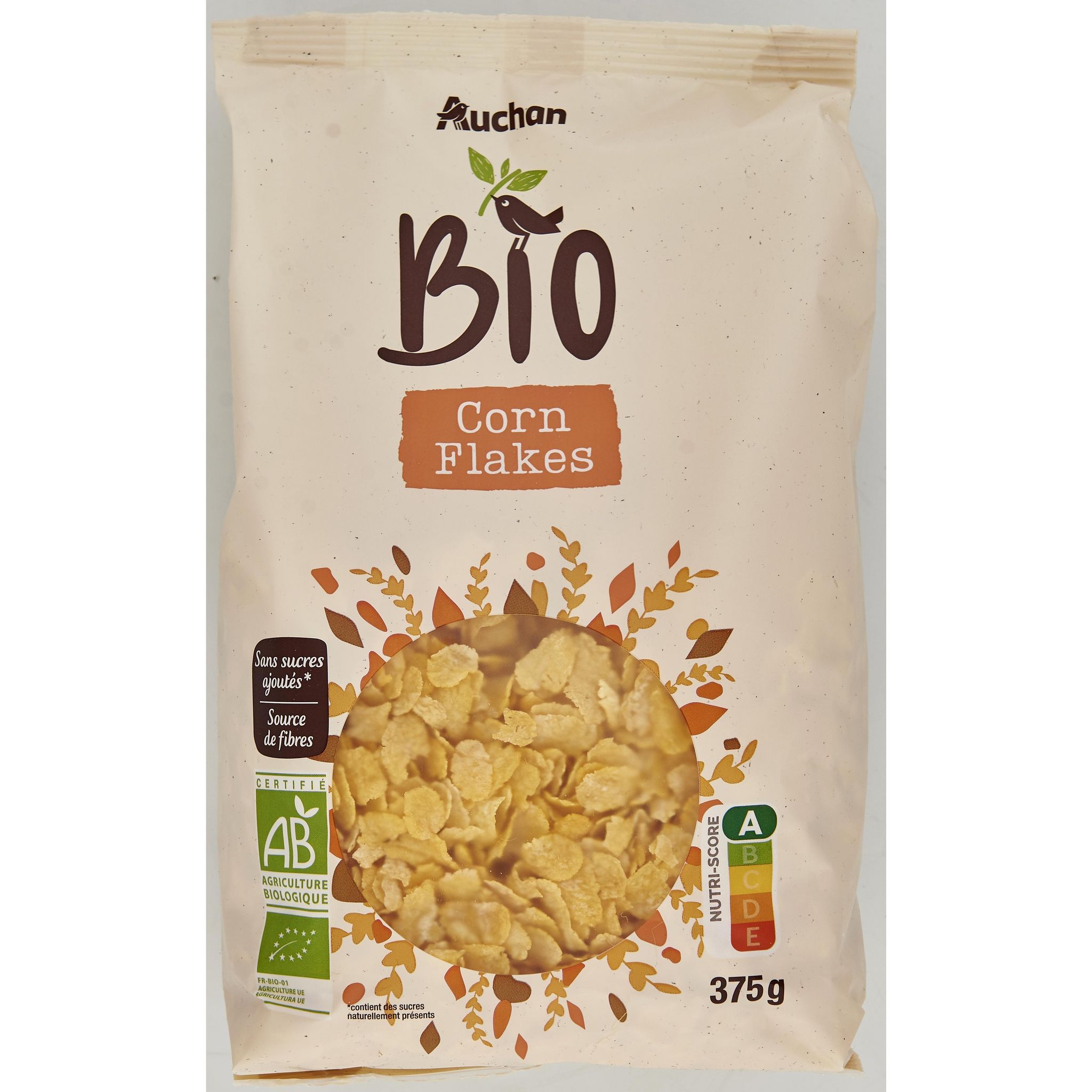 Corn-flakes sans sucre ajouté - Carrefour Bio - 500 g