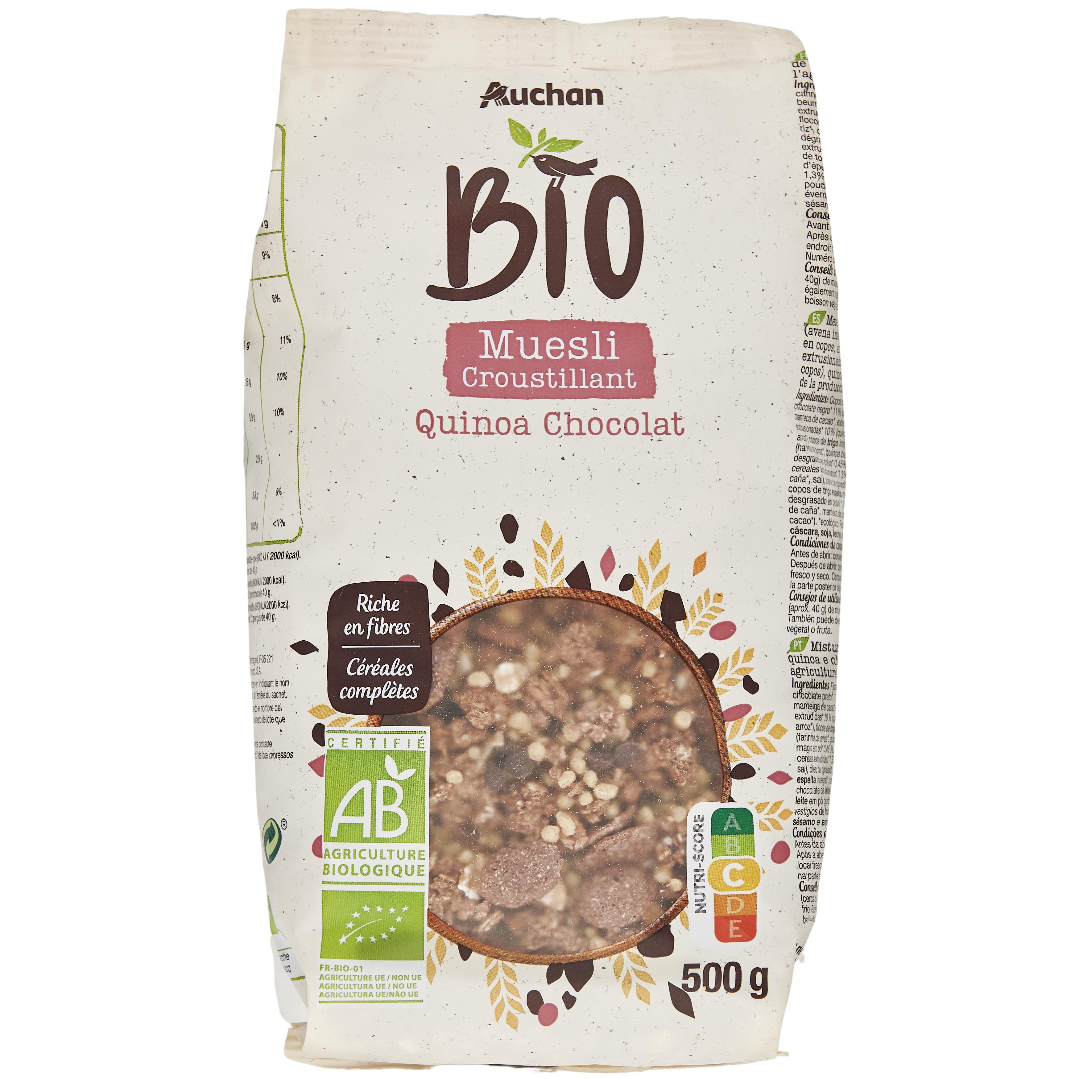 Muesli Choco Noisette 500G Bio 