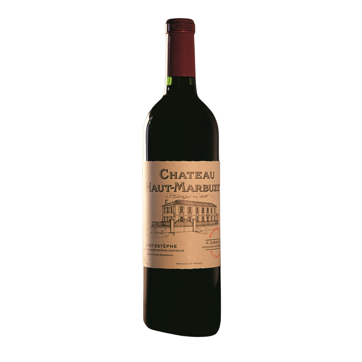 Vin rouge AOP Saint-Estèphe Château Haut-Marbuzet 75cl