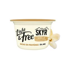 LIGHT&FREE Skyr vanille allégé 0% mg 145g