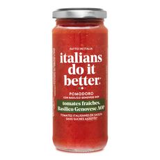 ITALIANS DO IT BETTER Sauce Pomodoro tomates fraîches et basilic 330g