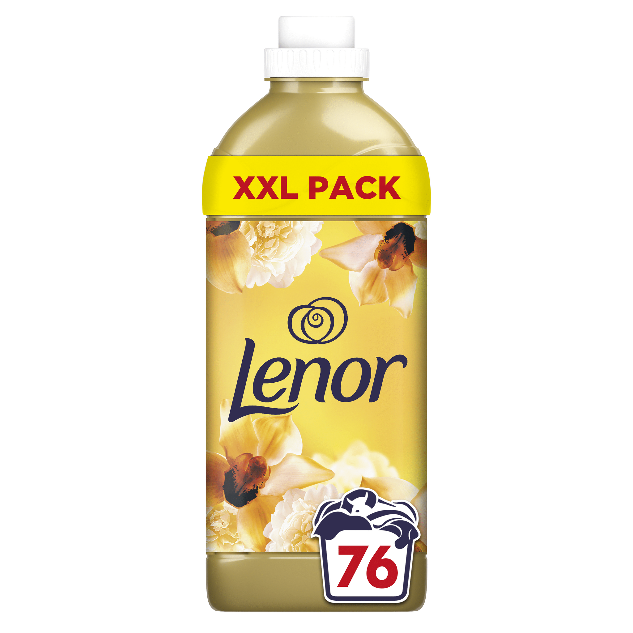 LENOR Adoucissant liquide souffle précieux 76 lavages 1.748l pas cher 