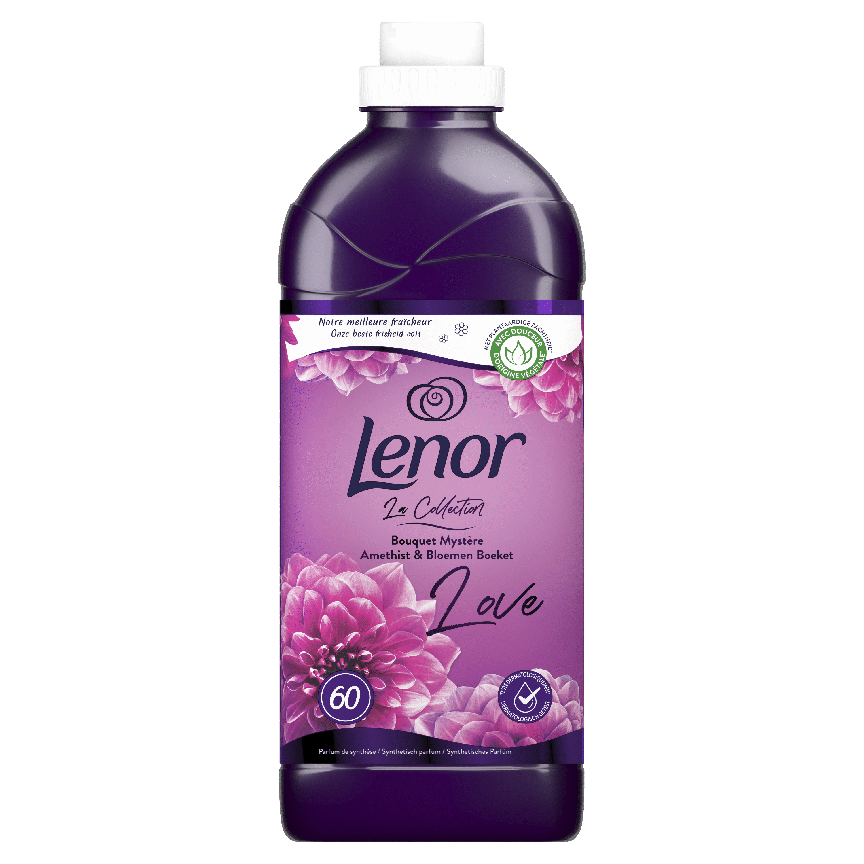 LENOR Adoucissant linge concentré bouquet mystère 68 lavages 1,7l pas cher  