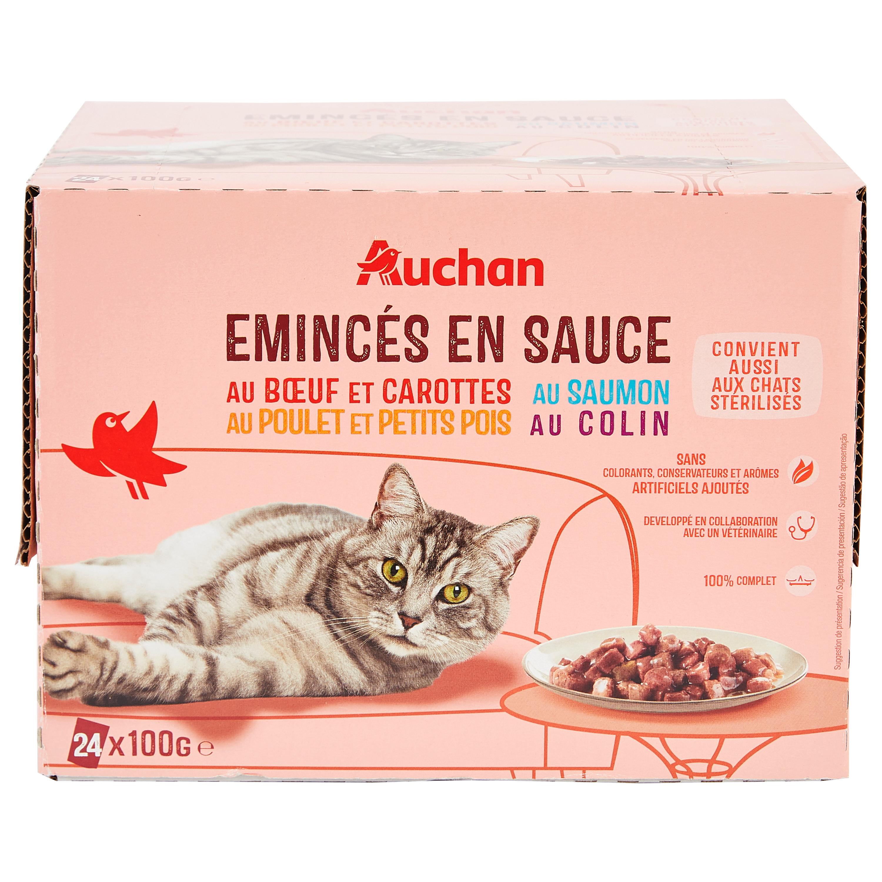 Sachets fraicheur pour chaton Emincé en sauce viandes et poissons