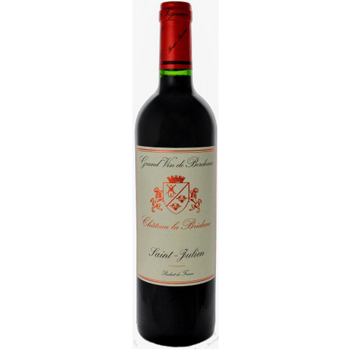 Vin rouge AOP Saint-Julien Château la Bridane 75cl