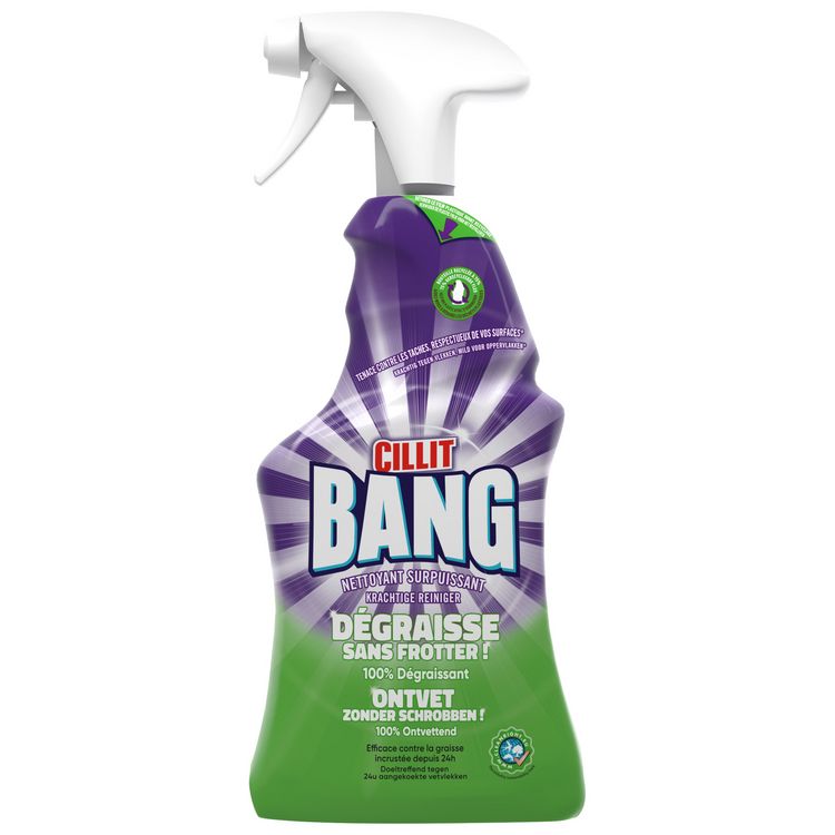 Nettoyant Ménager Dégraissant CILLIT BANG : le spray de 750 ml à