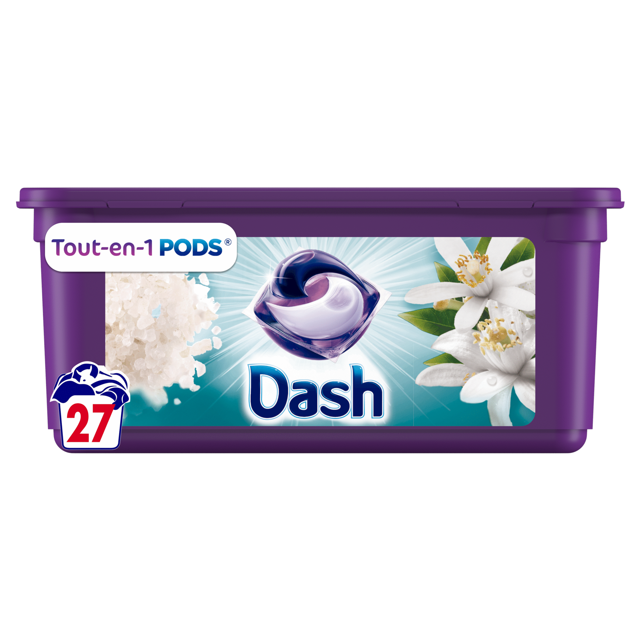 Lessive Plus blanc que blanc - 27 lessives DASH