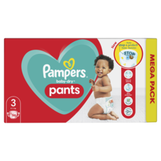 PAMPERS Pants baby-dry couche culotte taille 3 (6-11kg ) 96 couches
