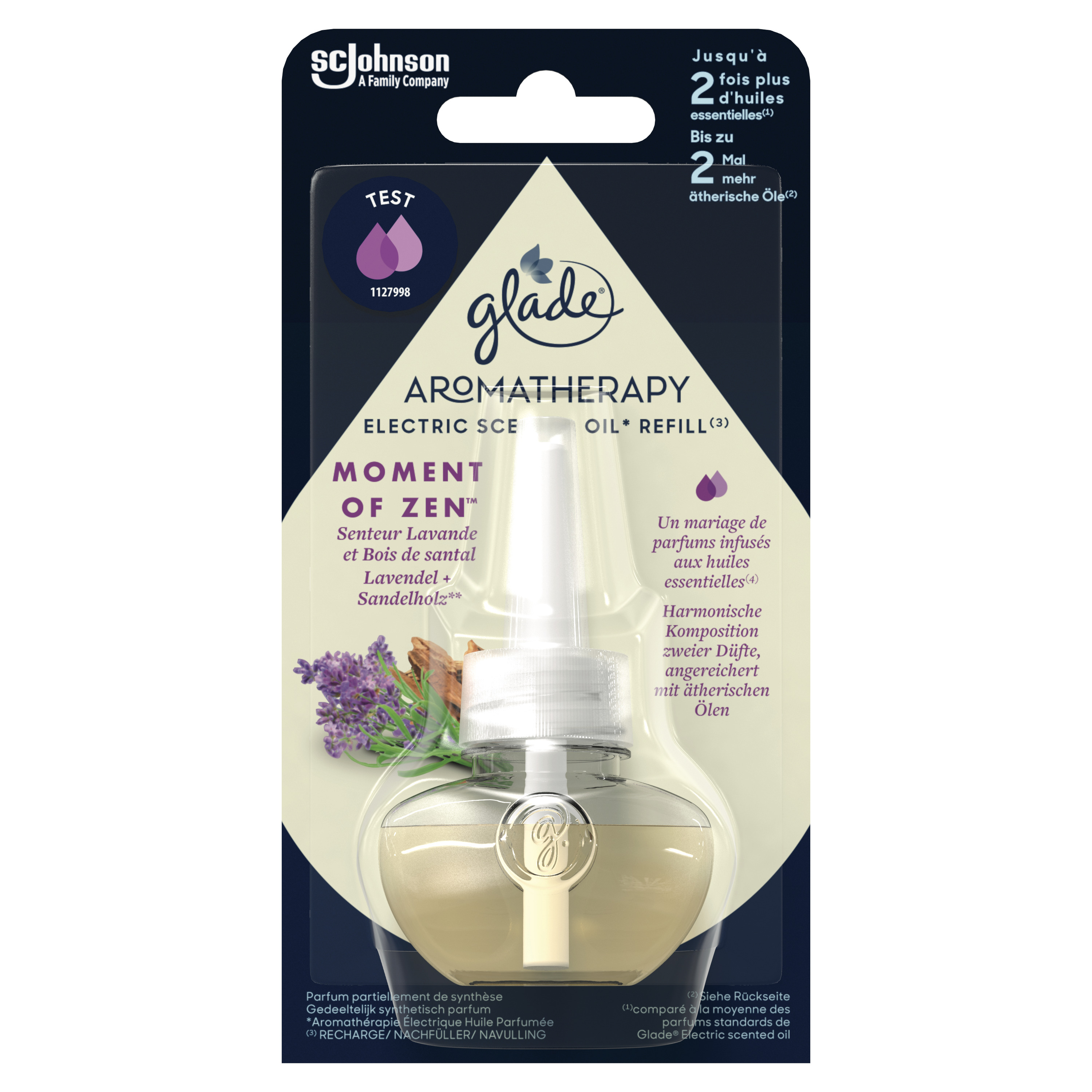 GLADE Aromatherapy Diffuseur électrique et recharge lavande et