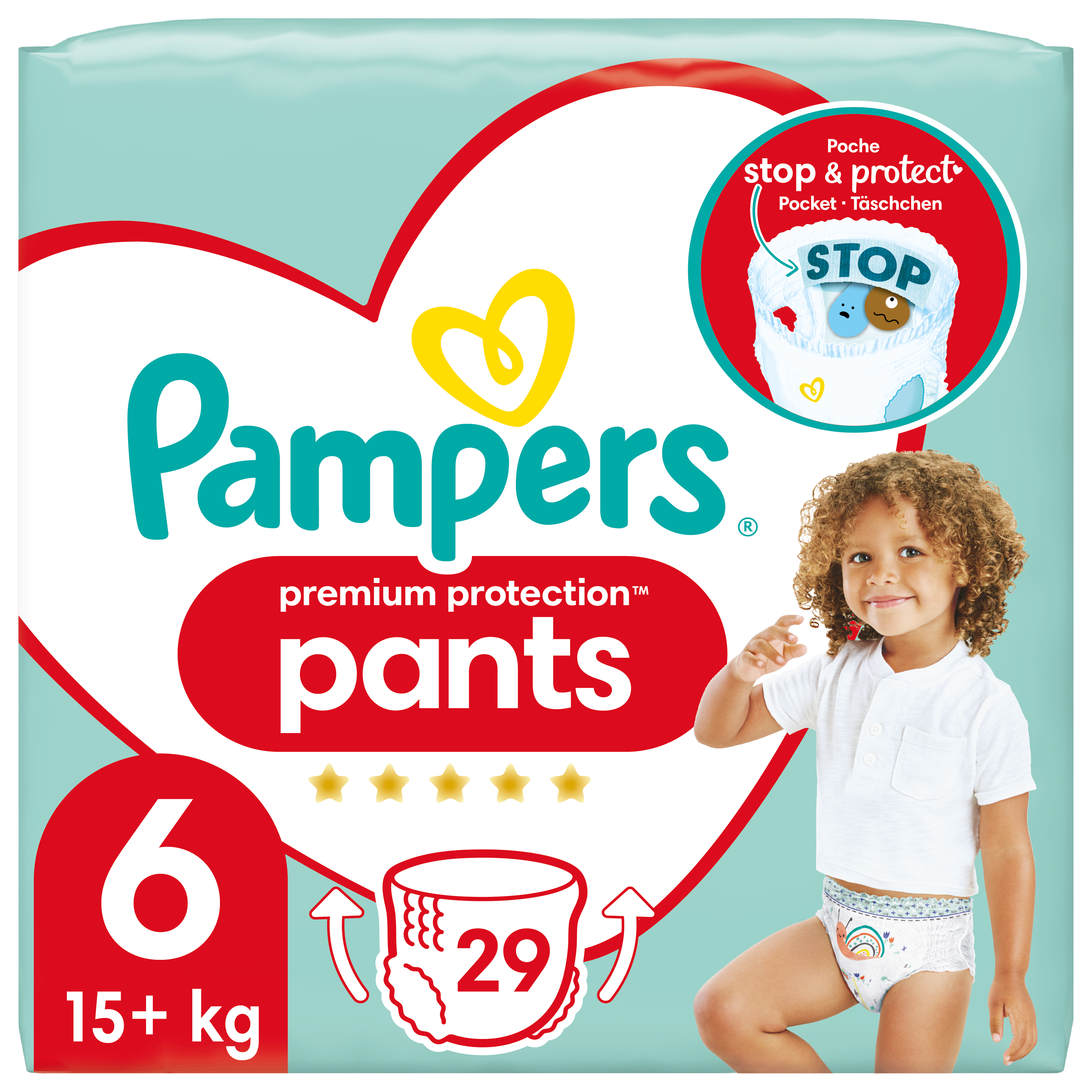 Pampers Couches Premium Protection Pants taille 6 Extra Larg - Achat/Vente  PAMPERS 6430850