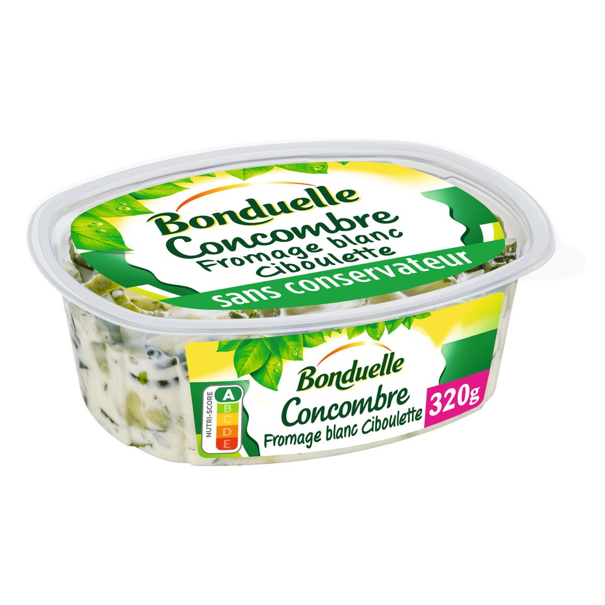 BONDUELLE Concombre au fromage blanc ciboulette 320g