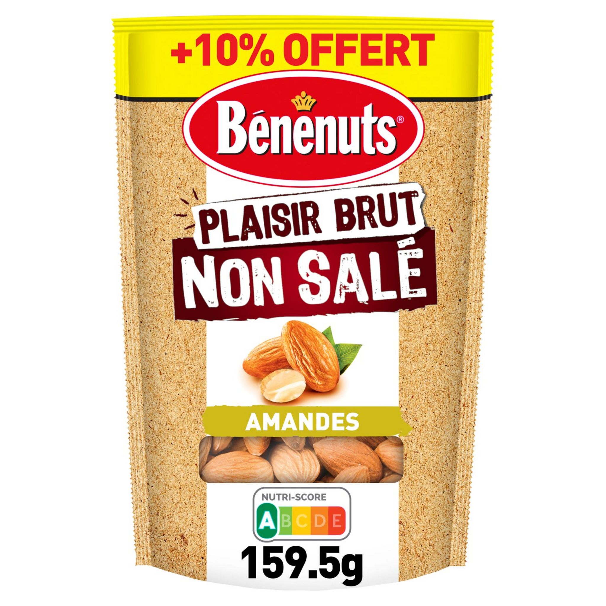 BENENUTS Amandes grillées et salées 100g pas cher 