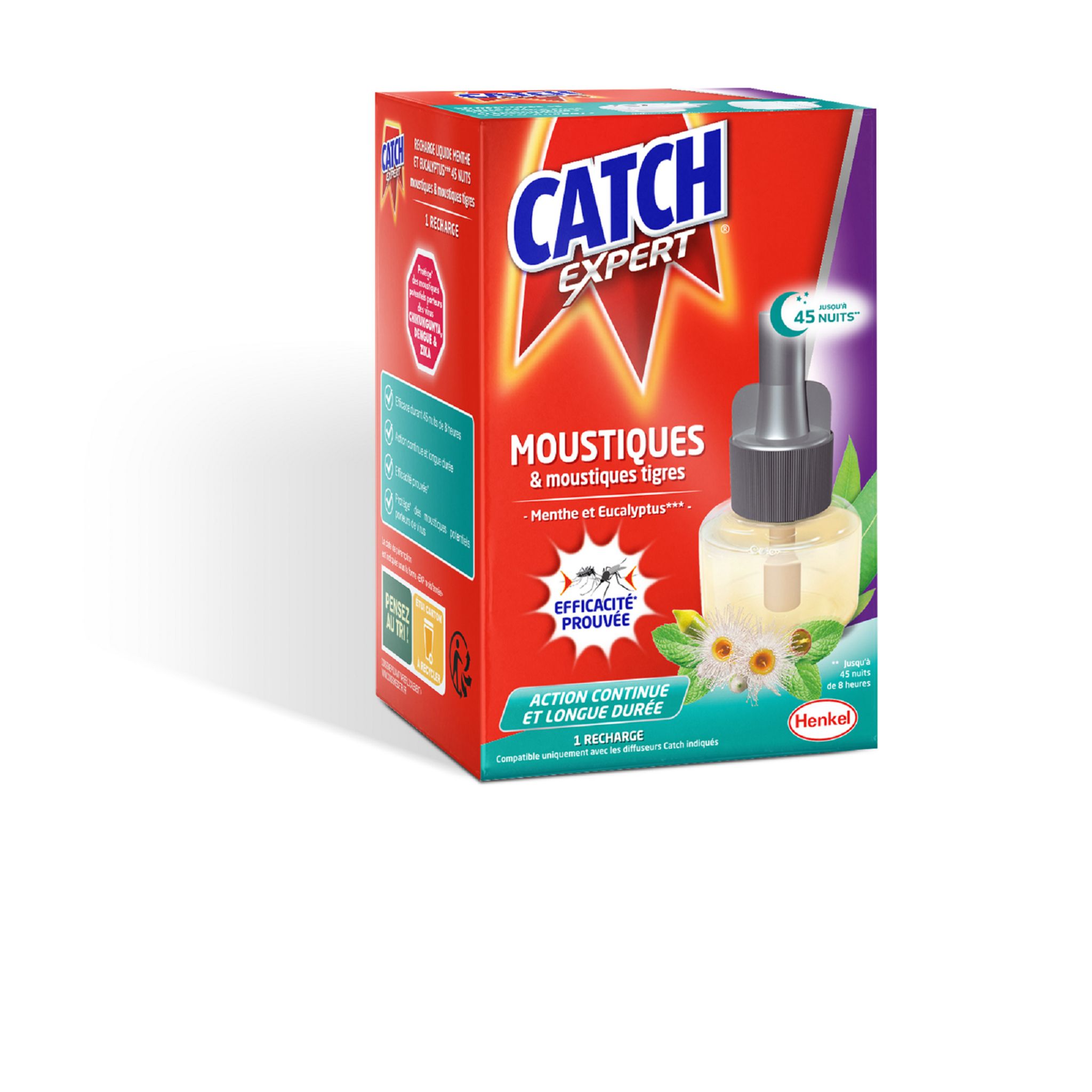 Lot 2 Catch expert diffuseur électrique anti moustique livraison rapide