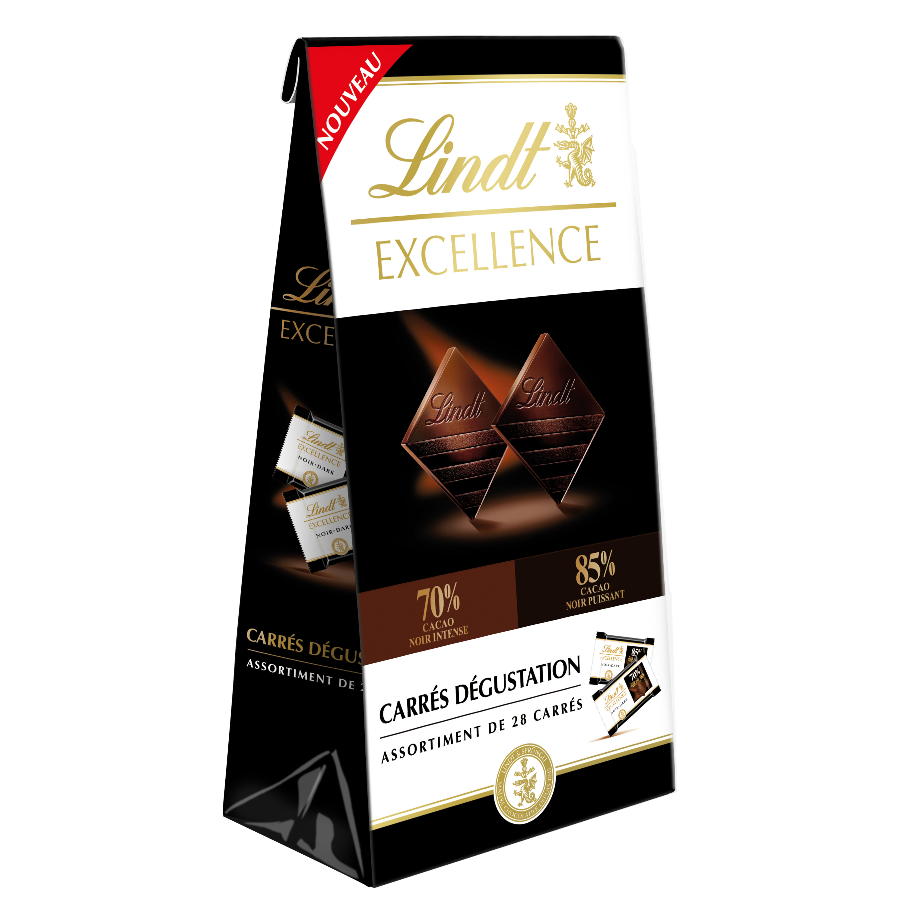 Promo Lindt chocolat noir excellence chez Casino Supermarchés