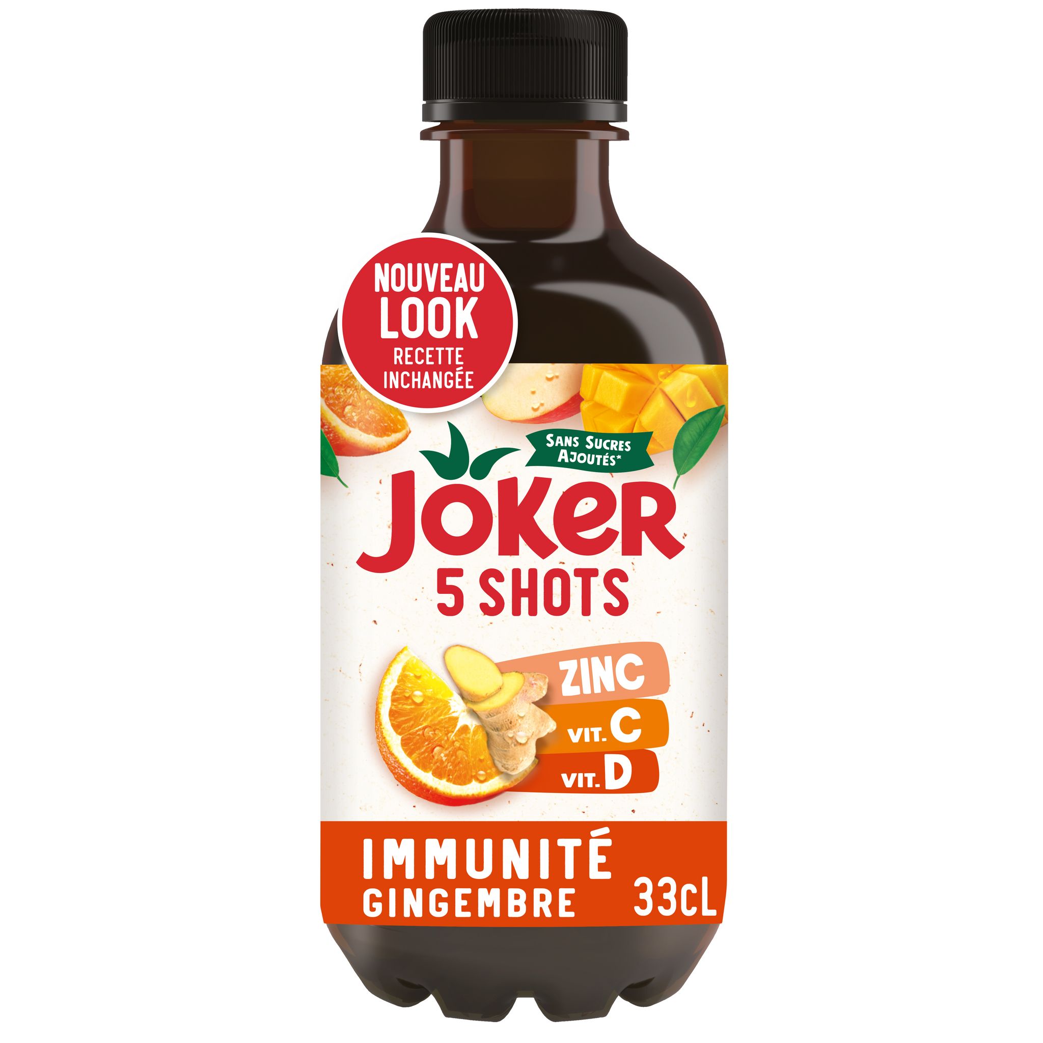 JOKER Shots immunité gingembre 33cl pas cher 