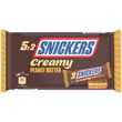 Snickers SNICKERS Creamy barres chocolatées aux cacahuètes grillées et caramel