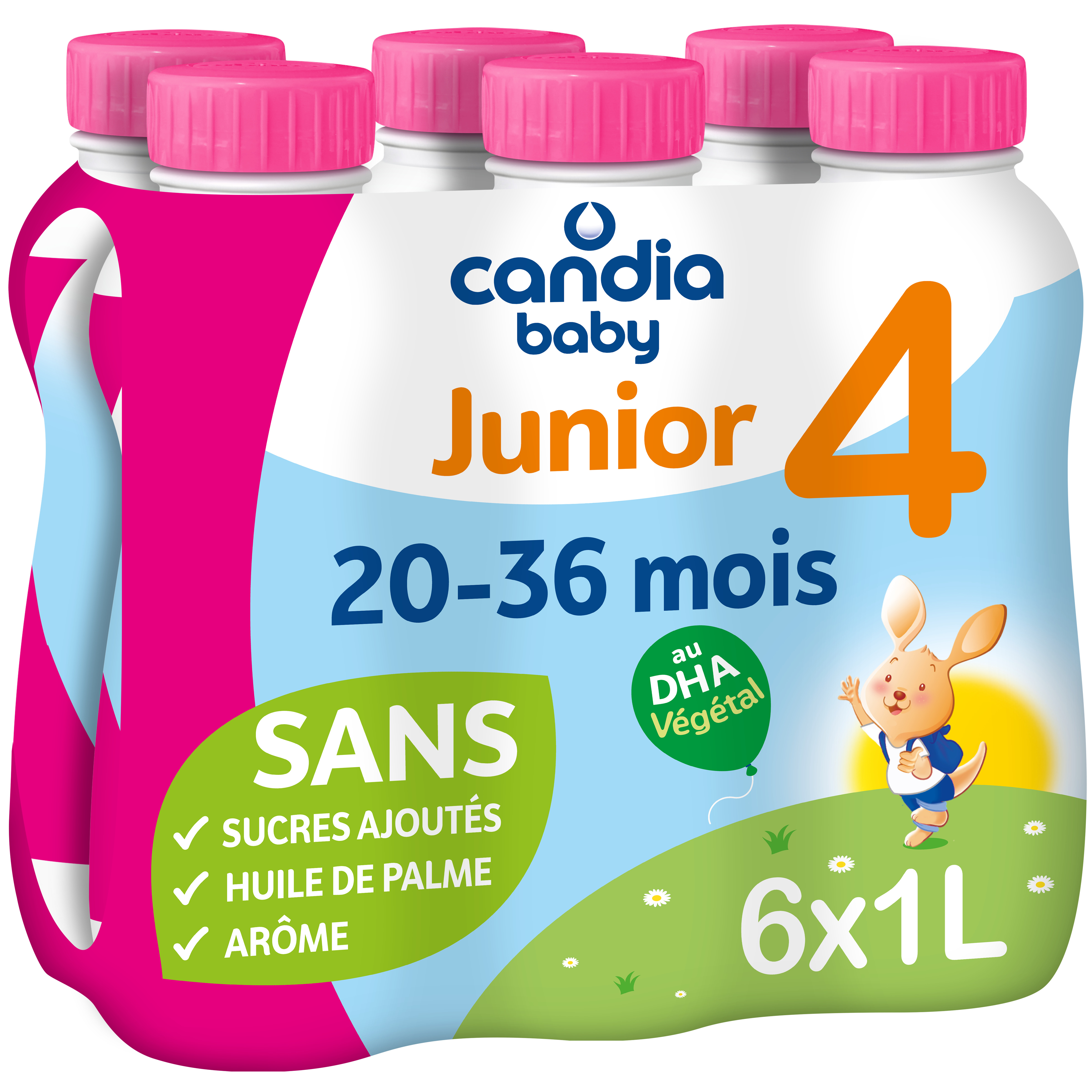 Grossiste Lait liquide baby croissance 4ème âge 6x1L - CANDIA