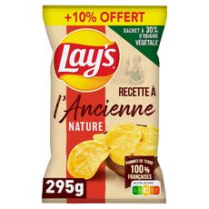 LAY'S Chips à l'ancienne nature 295g +10%offert 324g