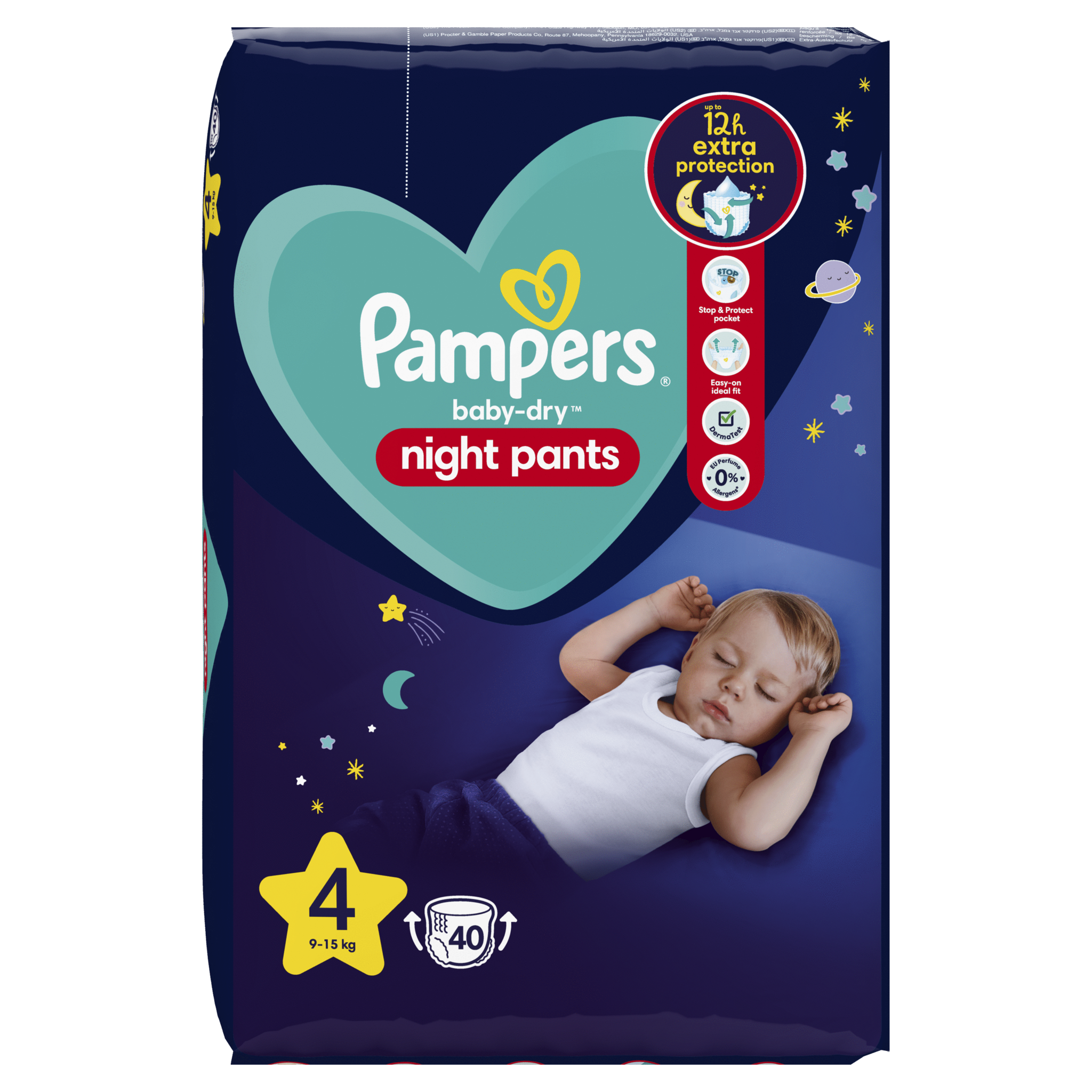 Pampers Baby-Dry Pants Couches-Culottes Taille 4, 82 Culottes