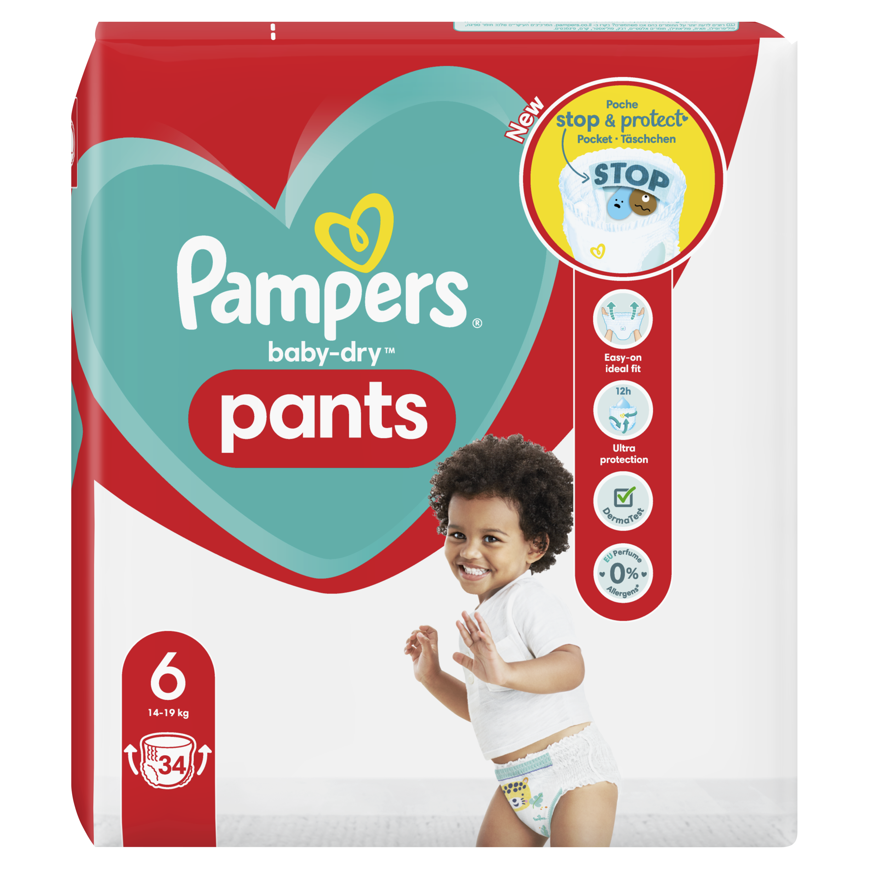 Couches-culottes Pampers Baby-Dry Pants - Taille 6 - 33 culottes -  Cdiscount Puériculture & Eveil bébé