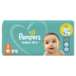 Pampers PAMPERS Baby-dry couches taille 3 (6-10kgà jusqu'à 12h de protection