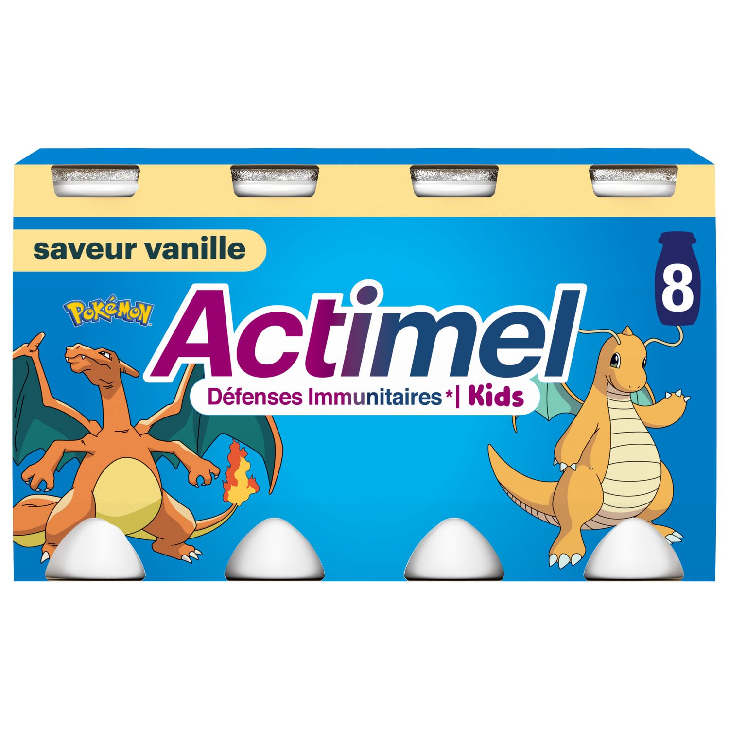 Yaourt à boire nature 8x100 g Actimel