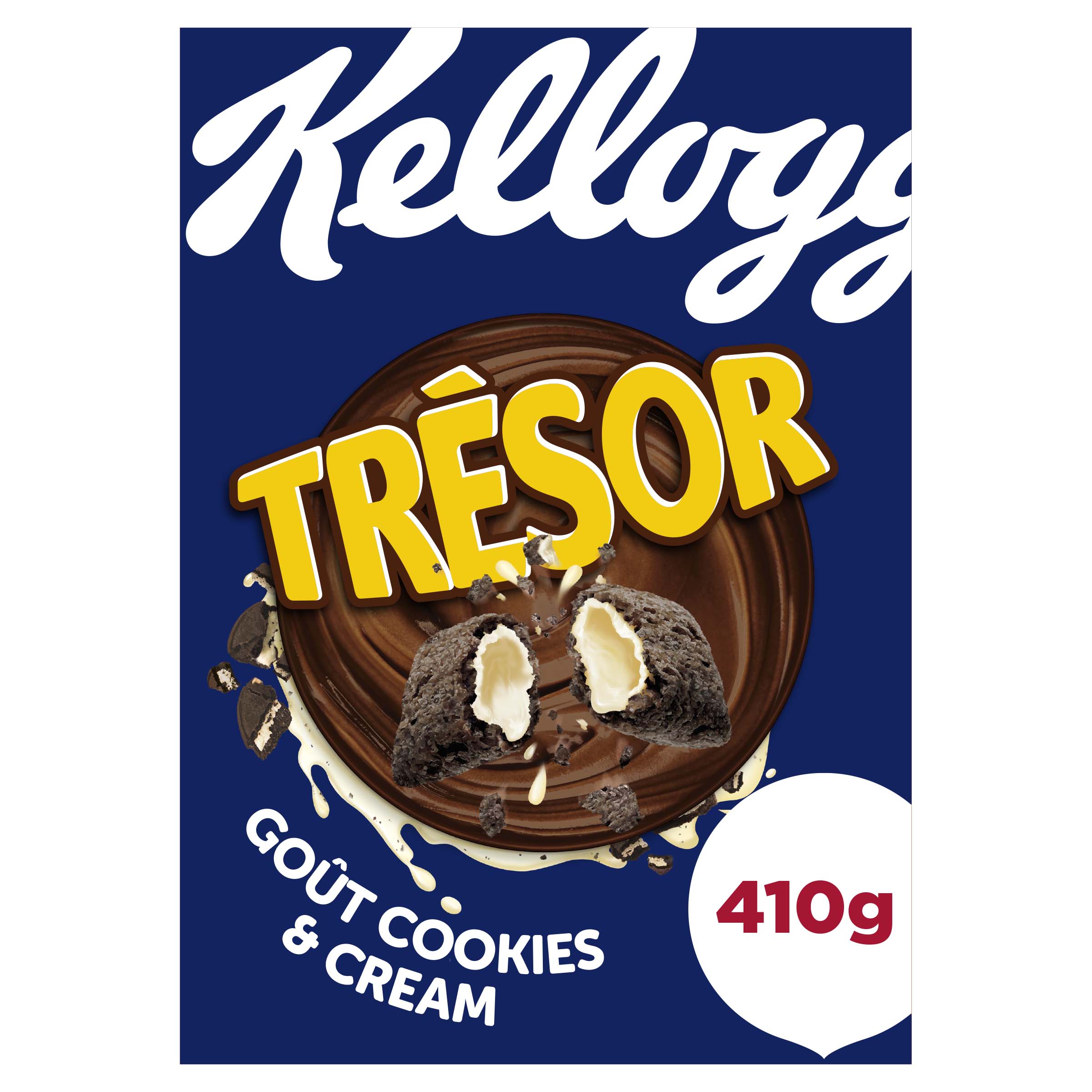 Céréales Trésor Cookie and Cream KELLOGG 'S