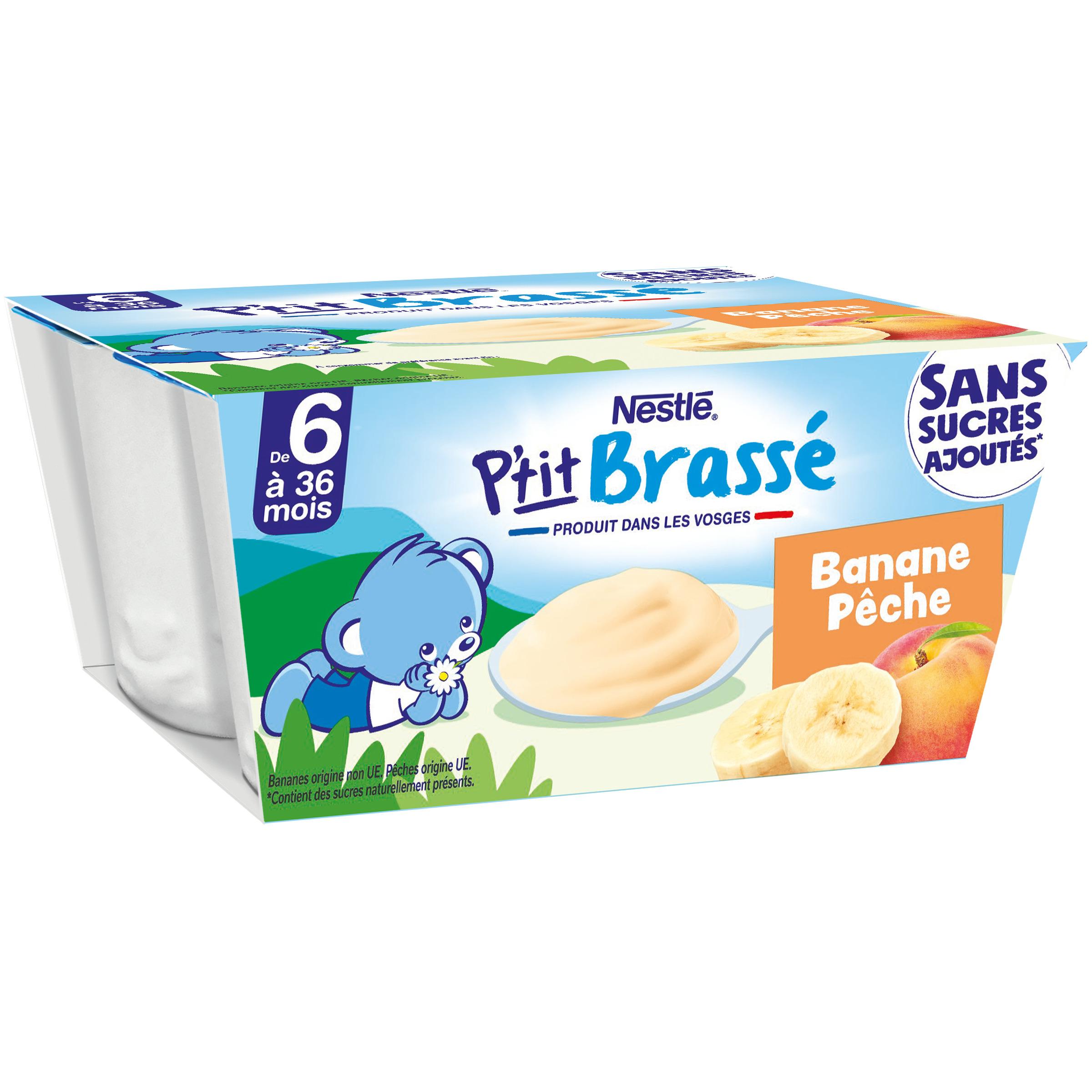 P'tit Onctueux Nature Sans Sucres Ajoutés* (4x90g)