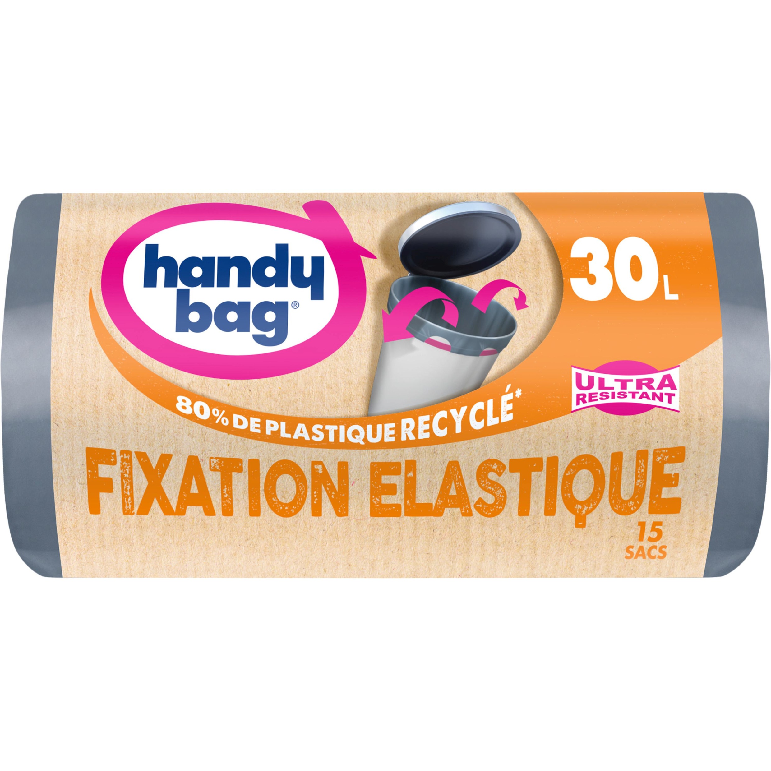 Handy Bag Sacs poubelle 20 – 30 L - Extra résistants - Pas de