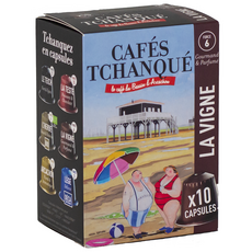 CAFÉS TCHANQUÉ Capsules de café compatibles Nespresso 10 capsules 57g
