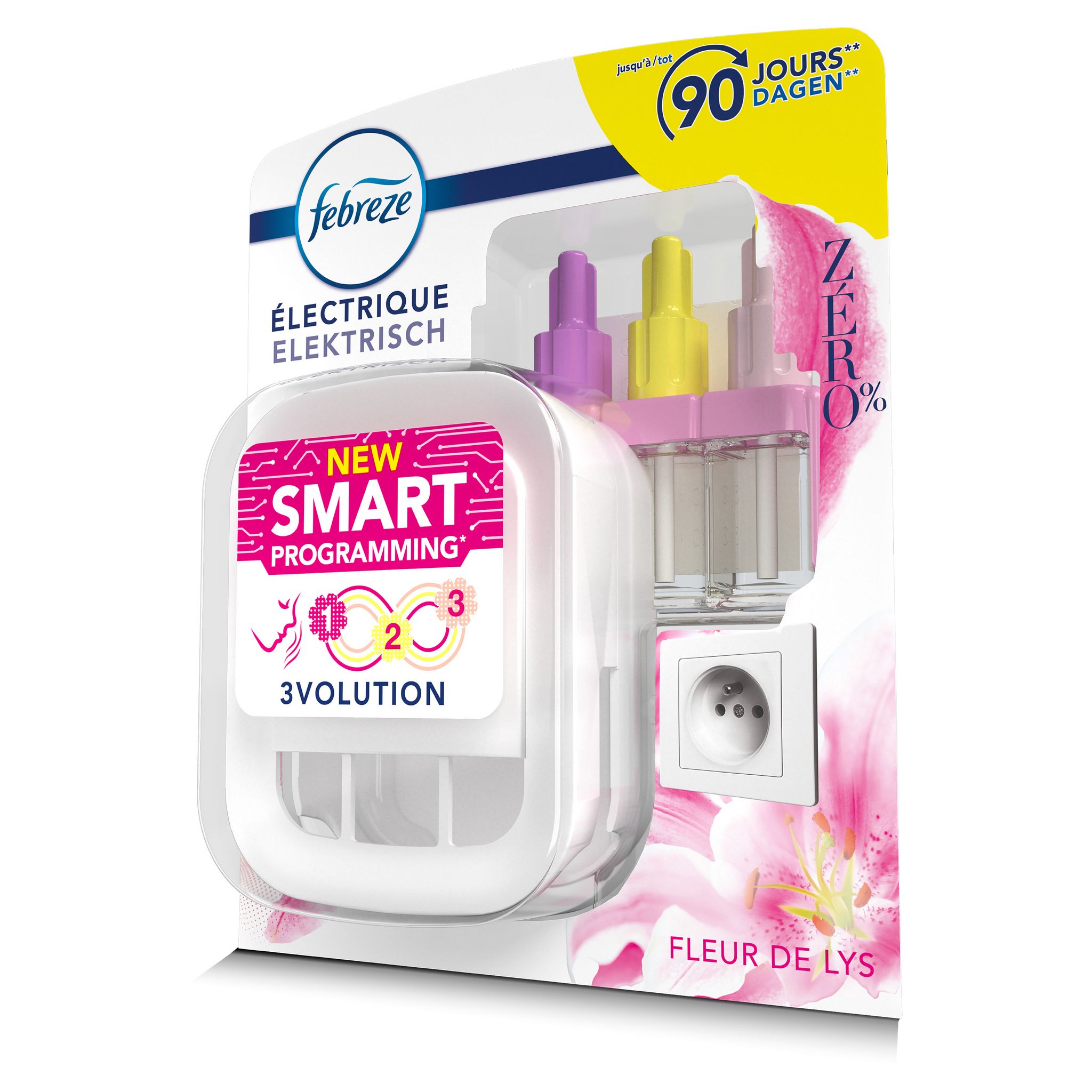 Febreze 3Volution 4 Kits Et 4 Recharges Diffuseur Parfum Maison Électrique,  Linge Frais, Désodorisant Smart Programming, Élimination Des Odeurs Maison  : : Cuisine et Maison