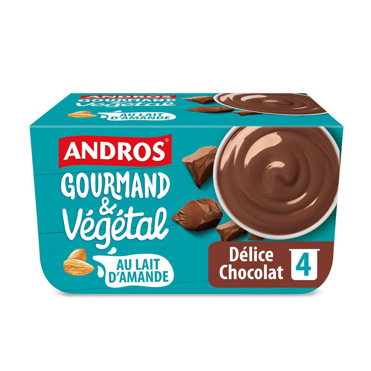 Crème dessert chocolat sans lactose - Auchan