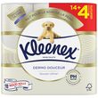 KLEENEX Papier toilette décoré dermo douceur 14 maxi rouleaux + 4 offerts