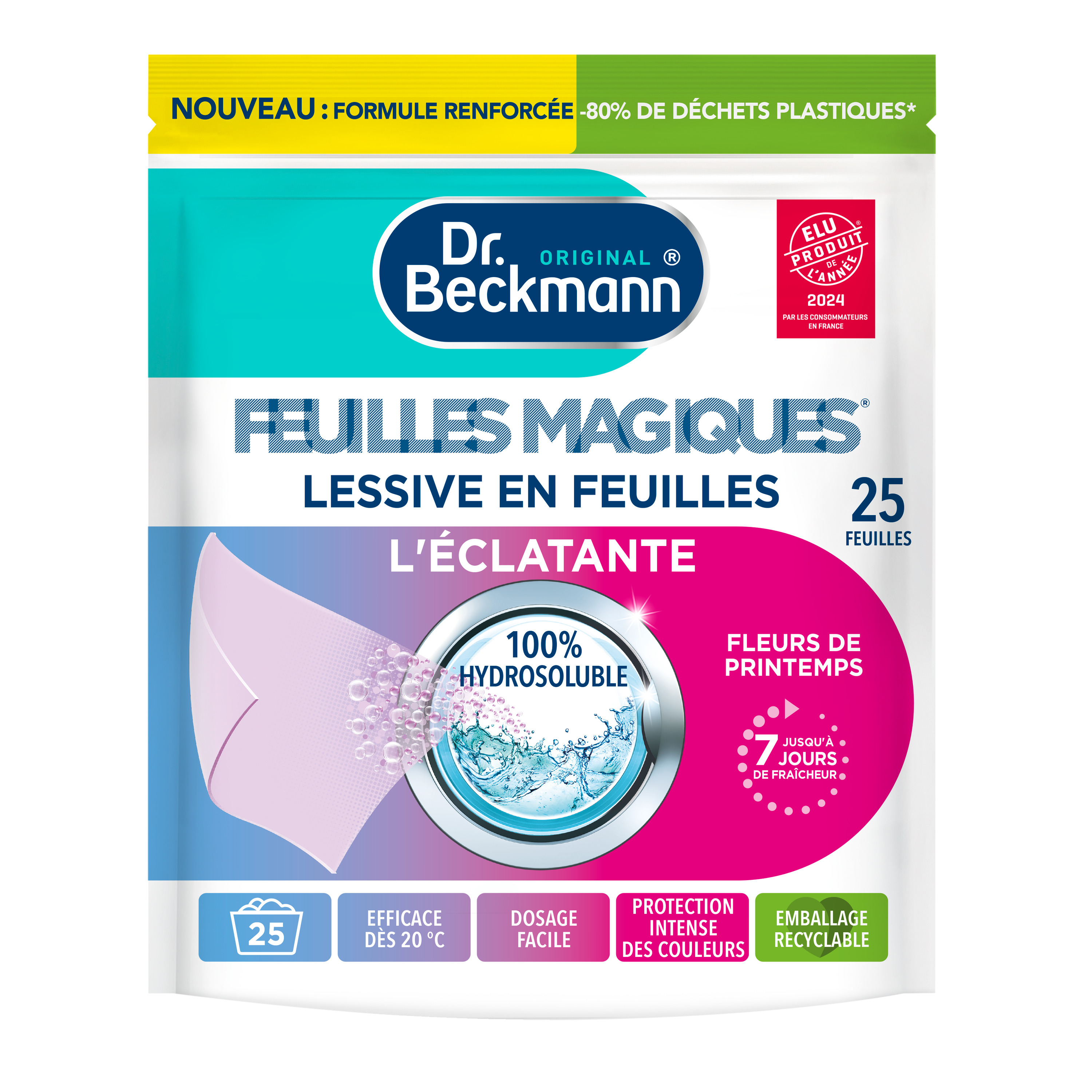 Promo Dr. beckmann lessive feuilles magiques l'essentielle chez Lidl