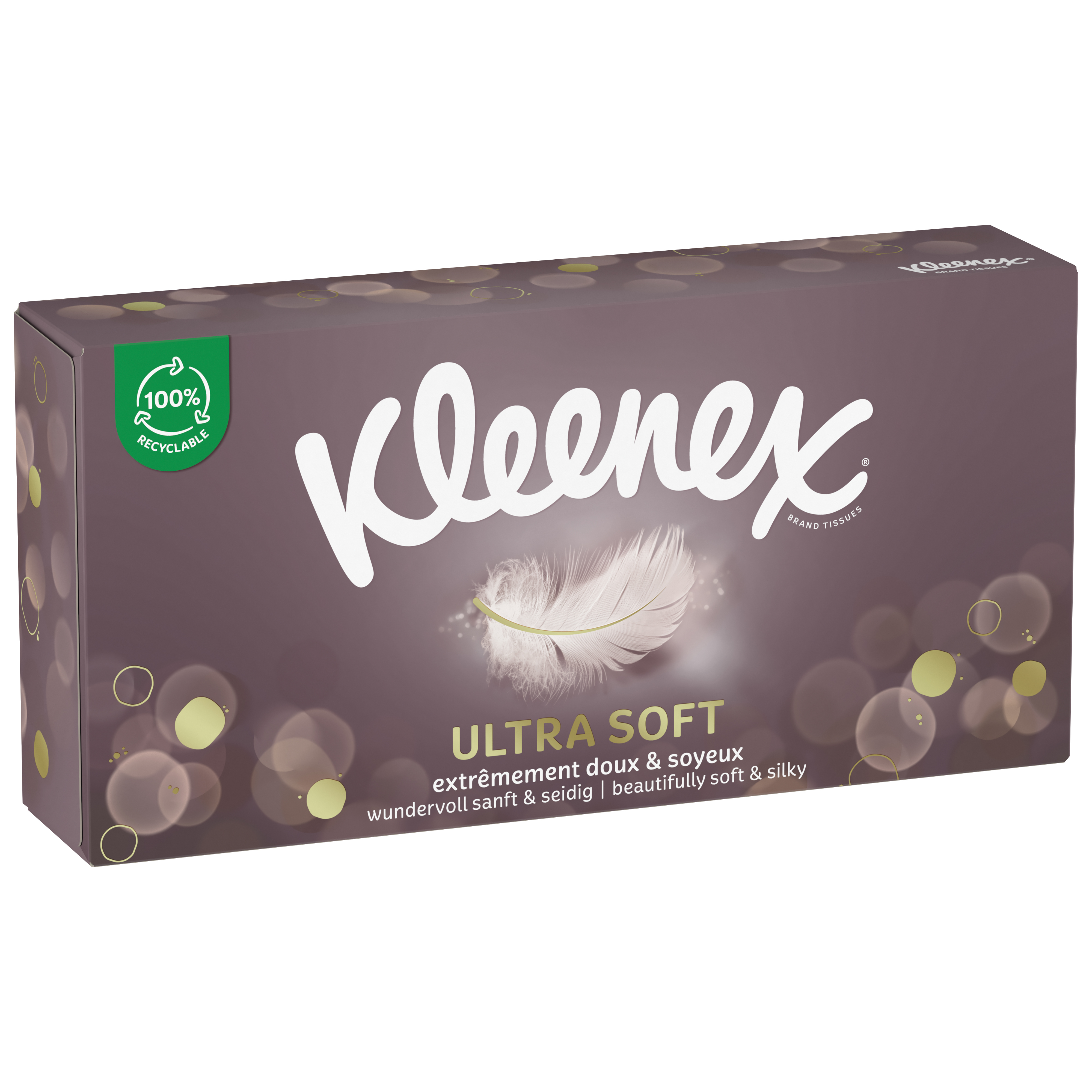 Kleenex® Mouchoirs cosmétiques 8826, 3 plis, 1 boîte = 64 mouchoirs,  disponible en paquet de 1 ou 10, blanc acheter à prix avantageux