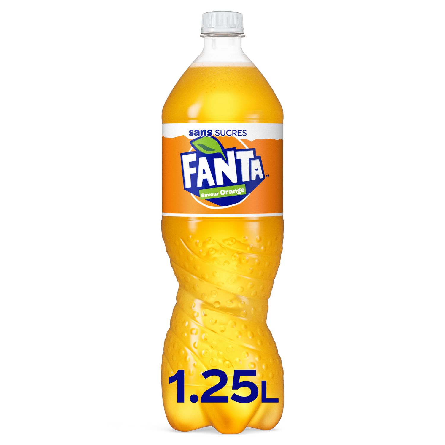 FANTA Boisson gazeuse au jus d'orange avec édulcorants zéro 1,5l pas cher 