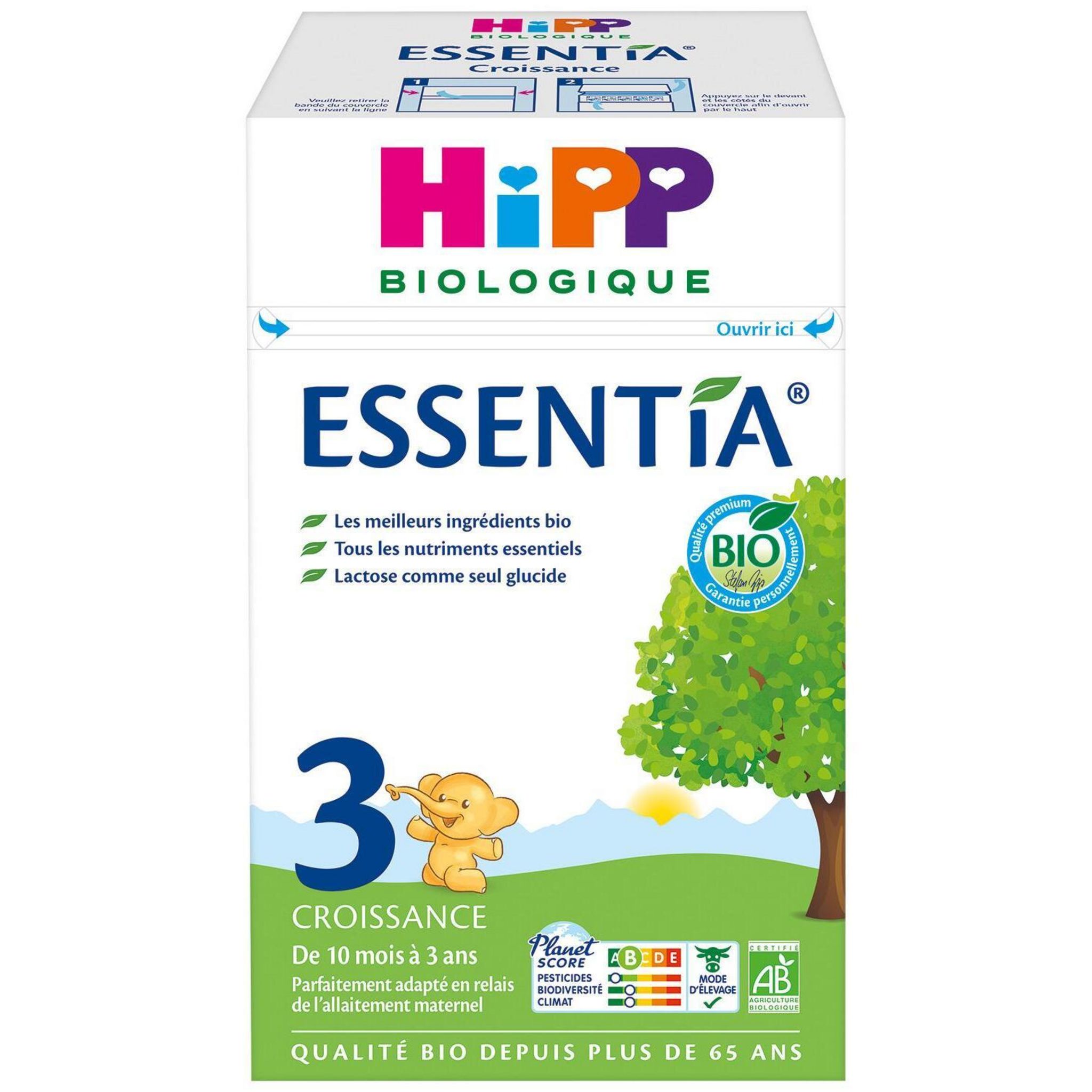 Promo Hipp biologique croissance combiotic 3 chez Auchan